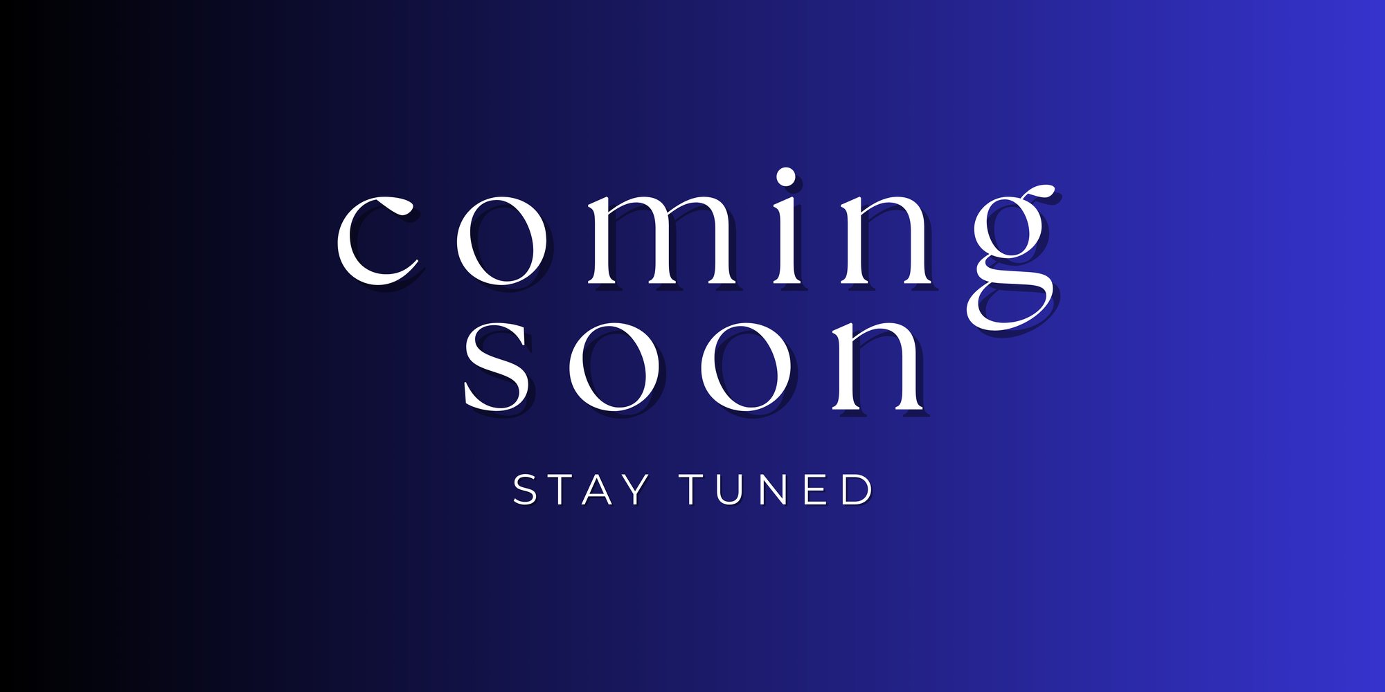 coming soon holding image